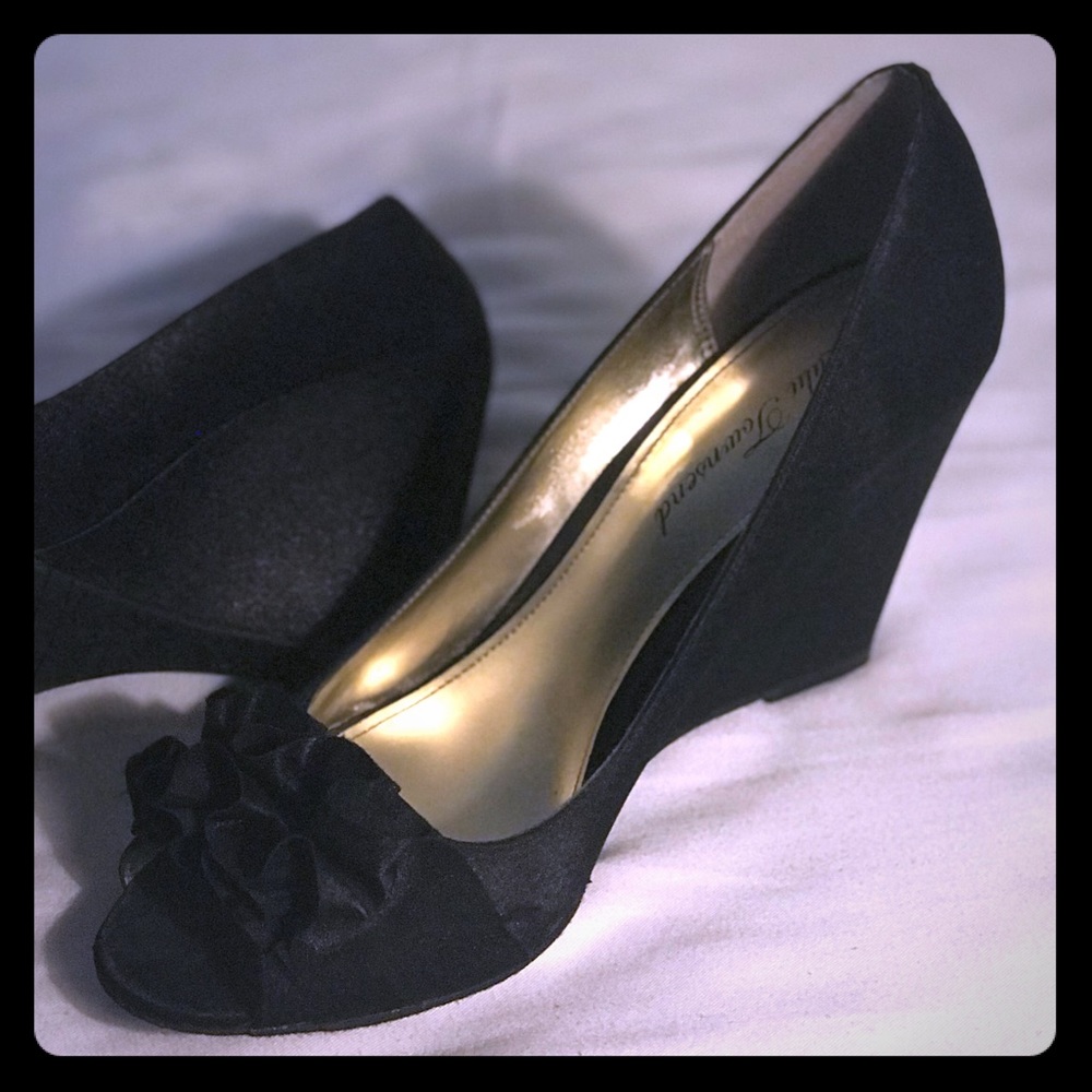 Lulu Townsend Peep Toe Wedge Heels